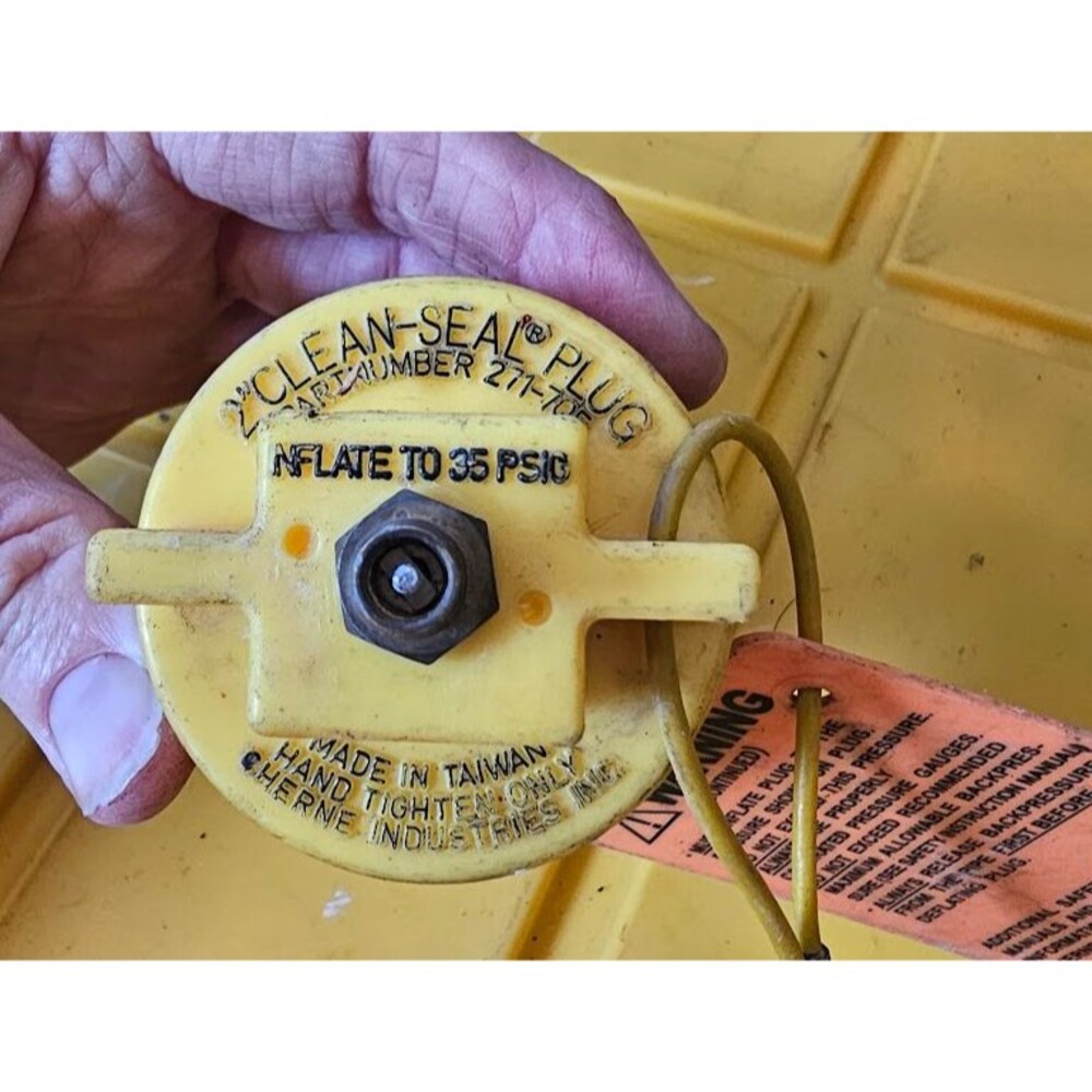 2" Clean-Seal Plug Cherne 271-705 2" Seal Plug